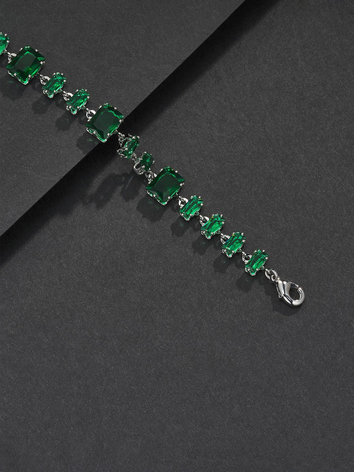 Green Baguette Bracelet
