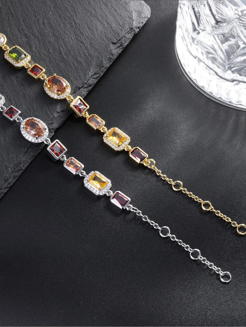 10mm Multicolor Gemstone Bracelet