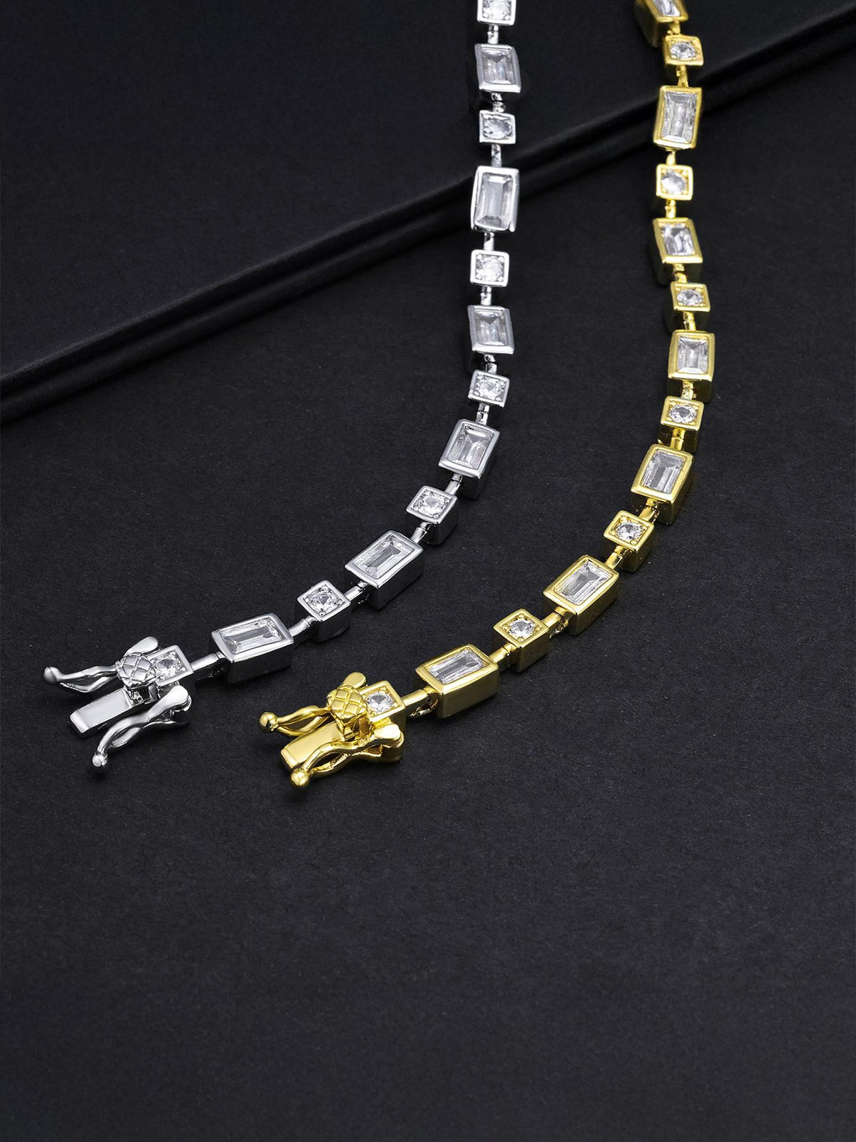 Block CZ Bracelet