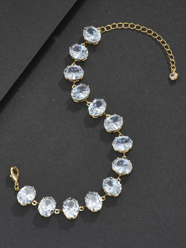 Mixed Shape CZ Bracelet Main Image