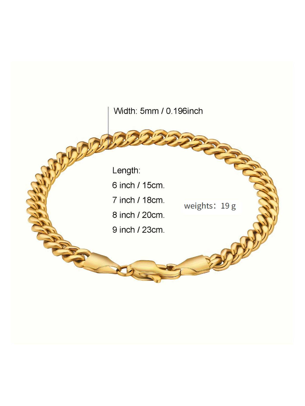 Unisex Cuban Link Bangle