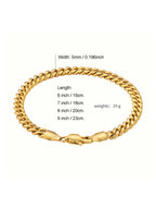 Unisex Cuban Link Bangle