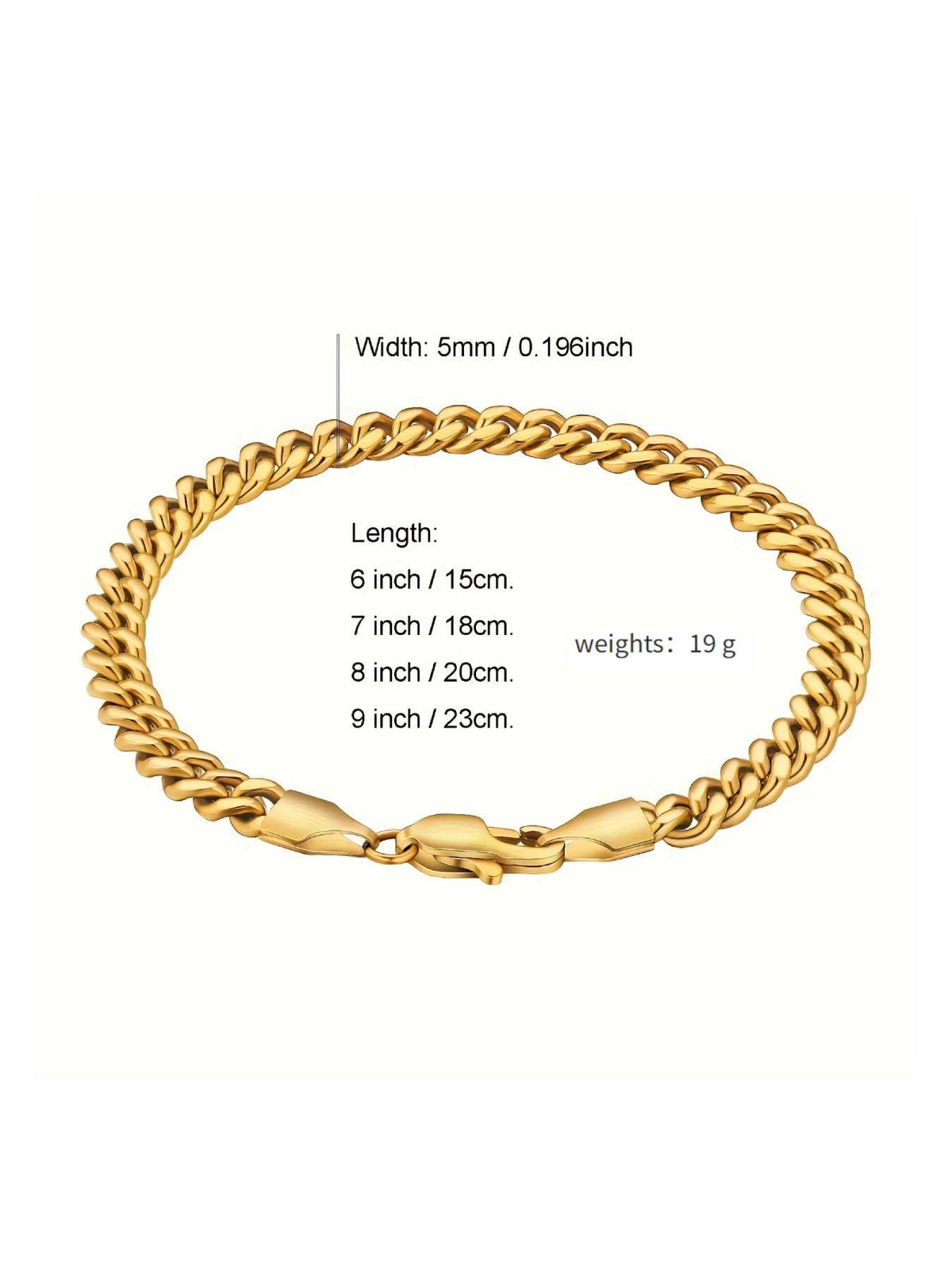 Unisex Cuban Link Bangle