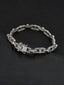 7mm Figure-8 Square CZ Bracelet