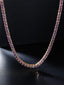 4mm  Orange CZ Tennis Chain