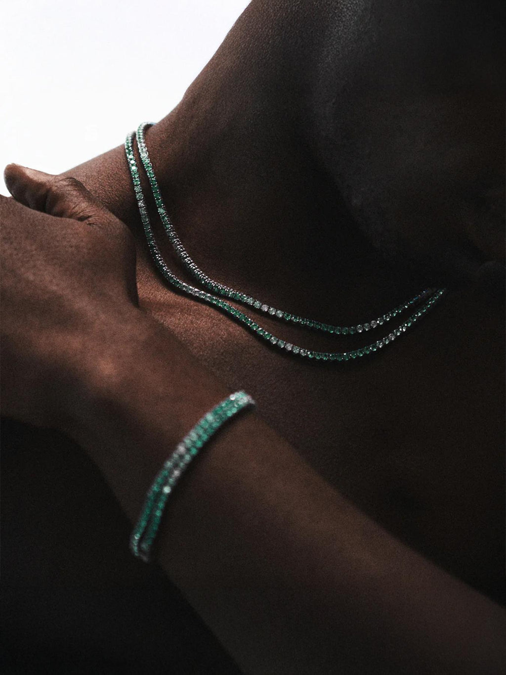 4MM Green Tennis Bracelet