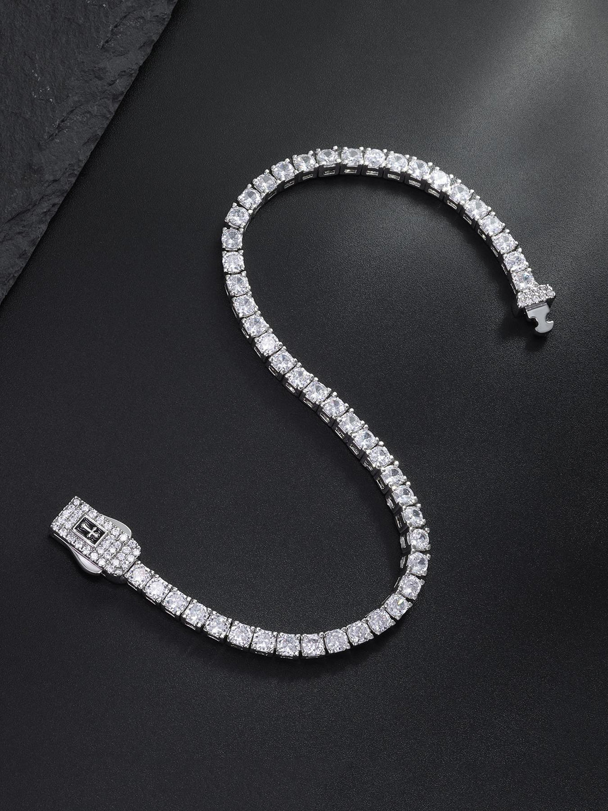 Cross Tennis Bracelet