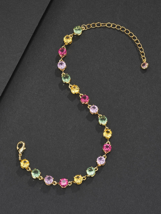 5mm Multicolor Tennis Bracelet Main Image