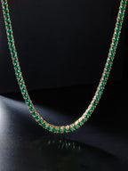 4mm  Green CZ Tennis Chain