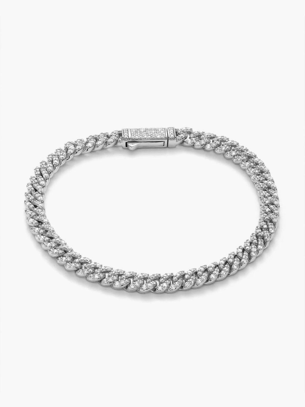 5mm Iced Miami Cuban Link Bracelet