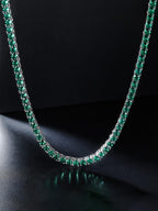 4mm  Green CZ Tennis Chain