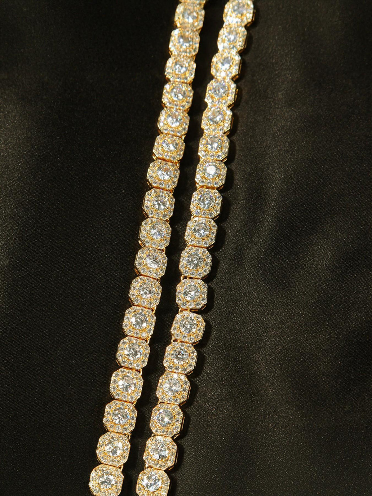 9mm Sugar Cube CZ Bracelet