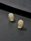 Iced Skull Stud Earrings