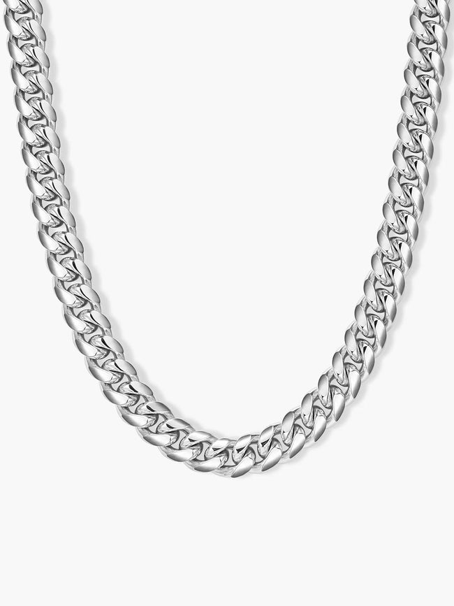 8MM Stainless Steel Cuban Link Necklace Main Image