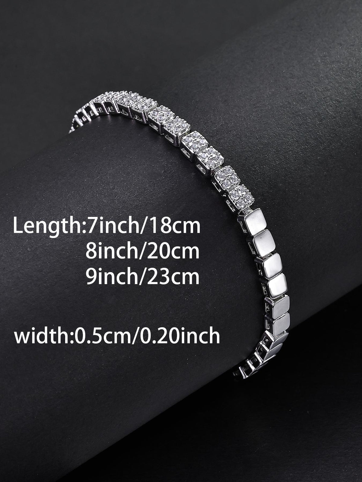 Square CZ Bracelet