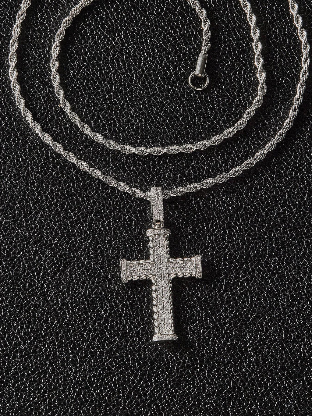 Claw Set Cross Pendant