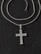 Claw Set Cross Pendant