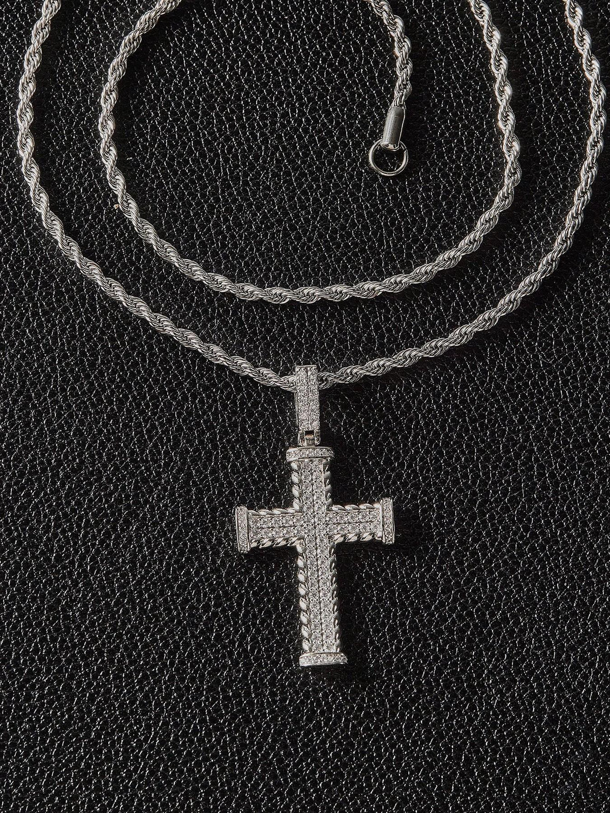 Claw Set Cross Pendant