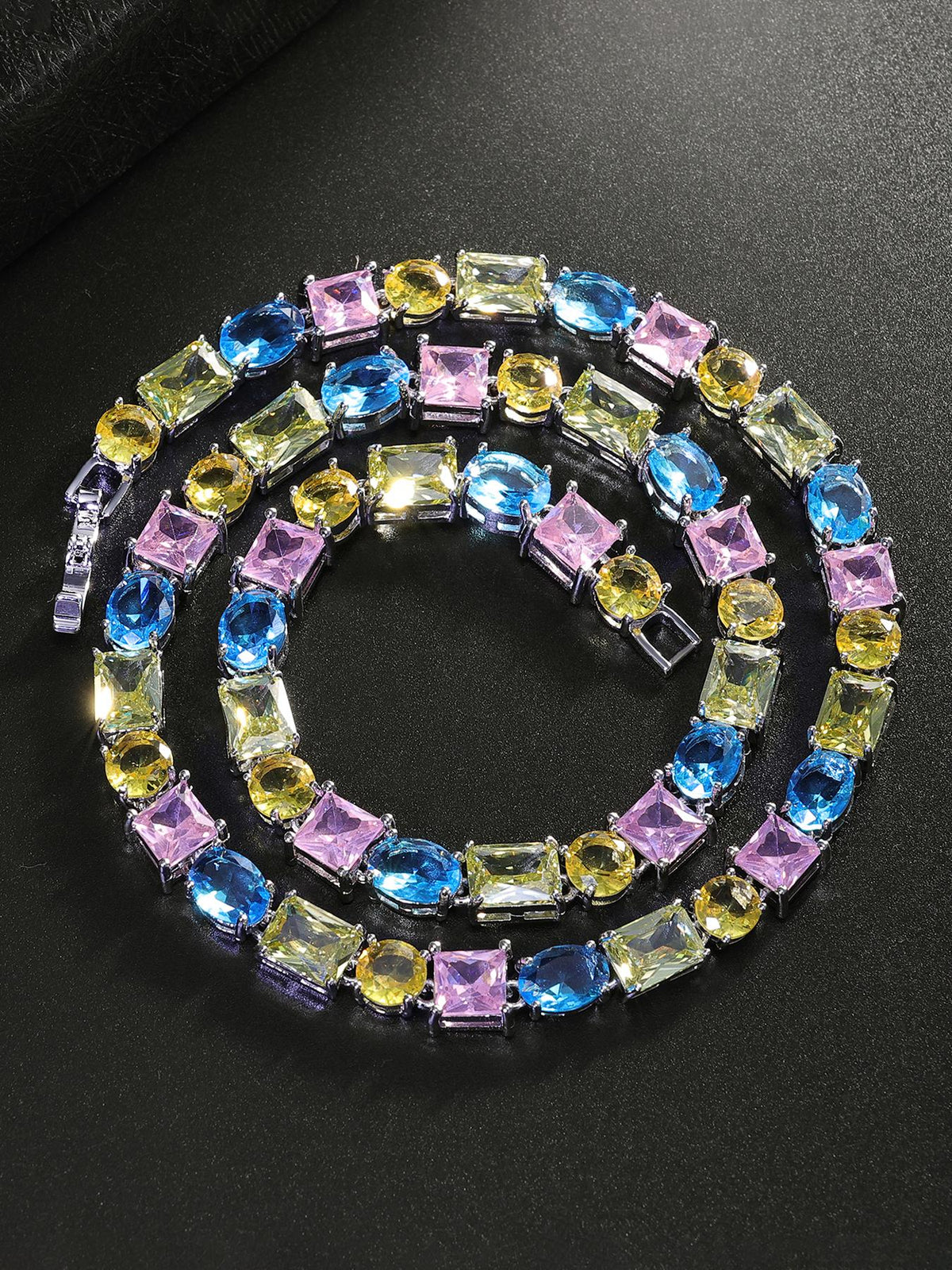 Y2K Color CZ Chain
