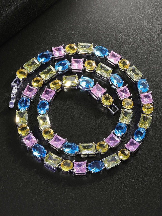 Y2K Color CZ Chain Hover Image