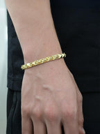 Pyramid Spike CZ Bracelet