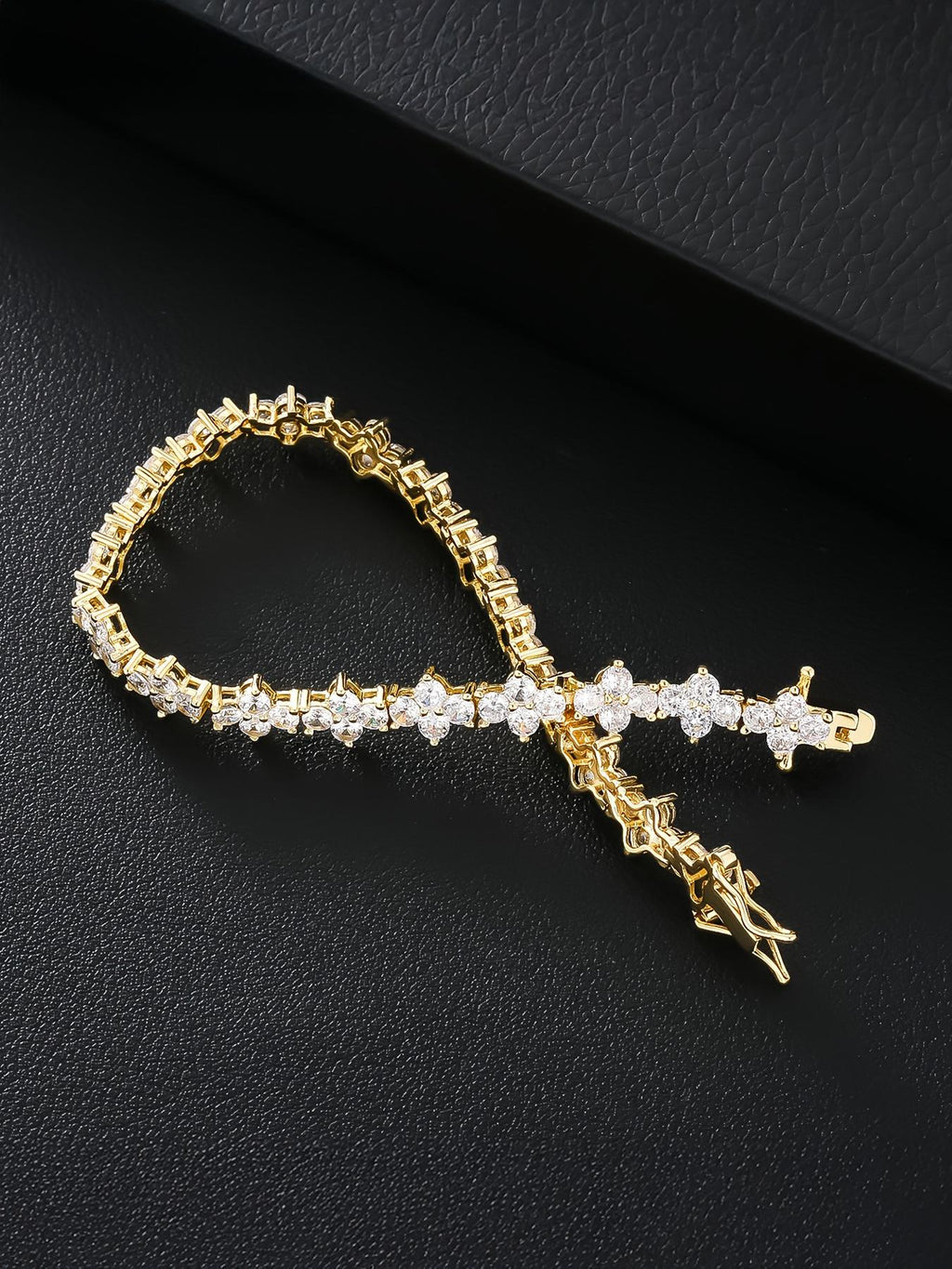 7MM Cross Tennis Bracelet