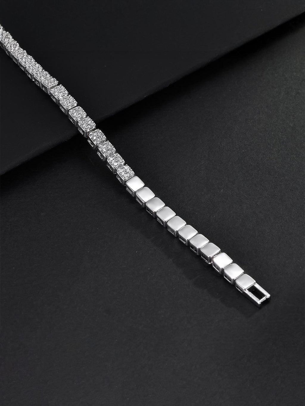 Square CZ Bracelet