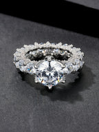 Prong Ice Crown Ring