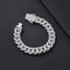 12mm Dense-Stone Iced Miami Cuban Bracelet