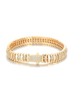 9MM Faceted Snake Bracelet