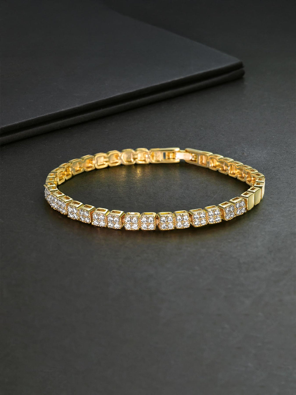 Square CZ Bracelet