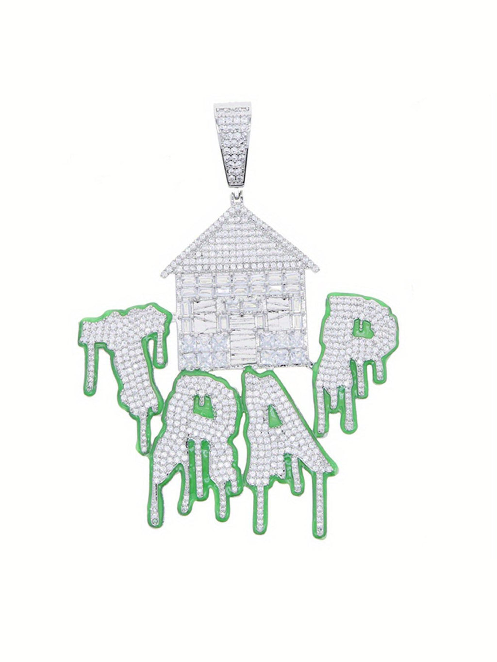 3D Haunted House Pendant