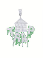 3D Haunted House Pendant