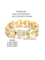 Drip Link CZ Bracelet