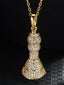 3D Queen Chess Piece Pendant