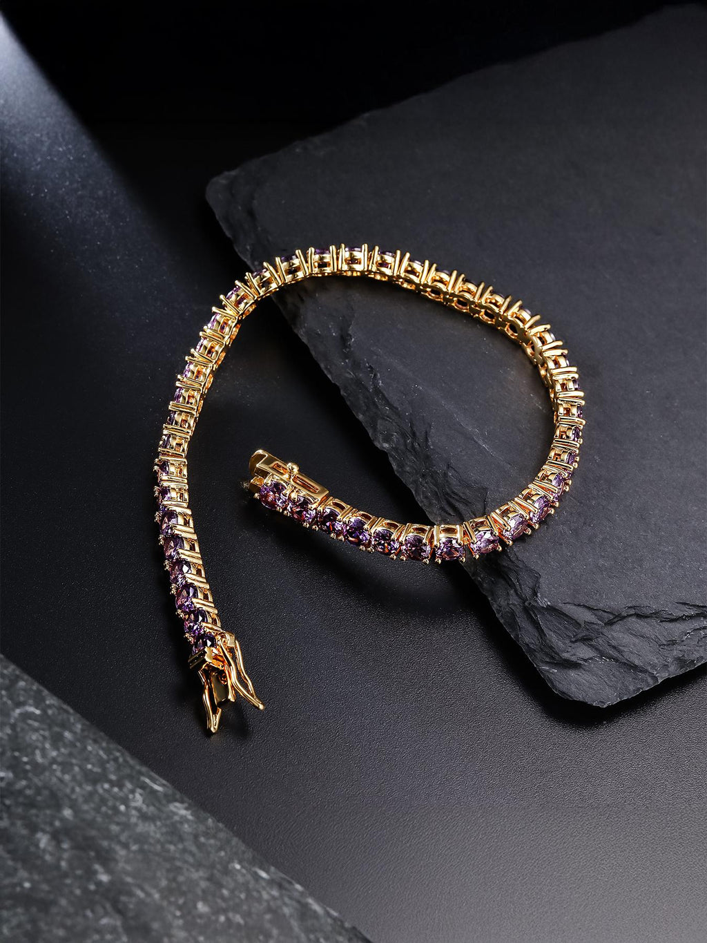 4MM Purple Tennis Bracelet