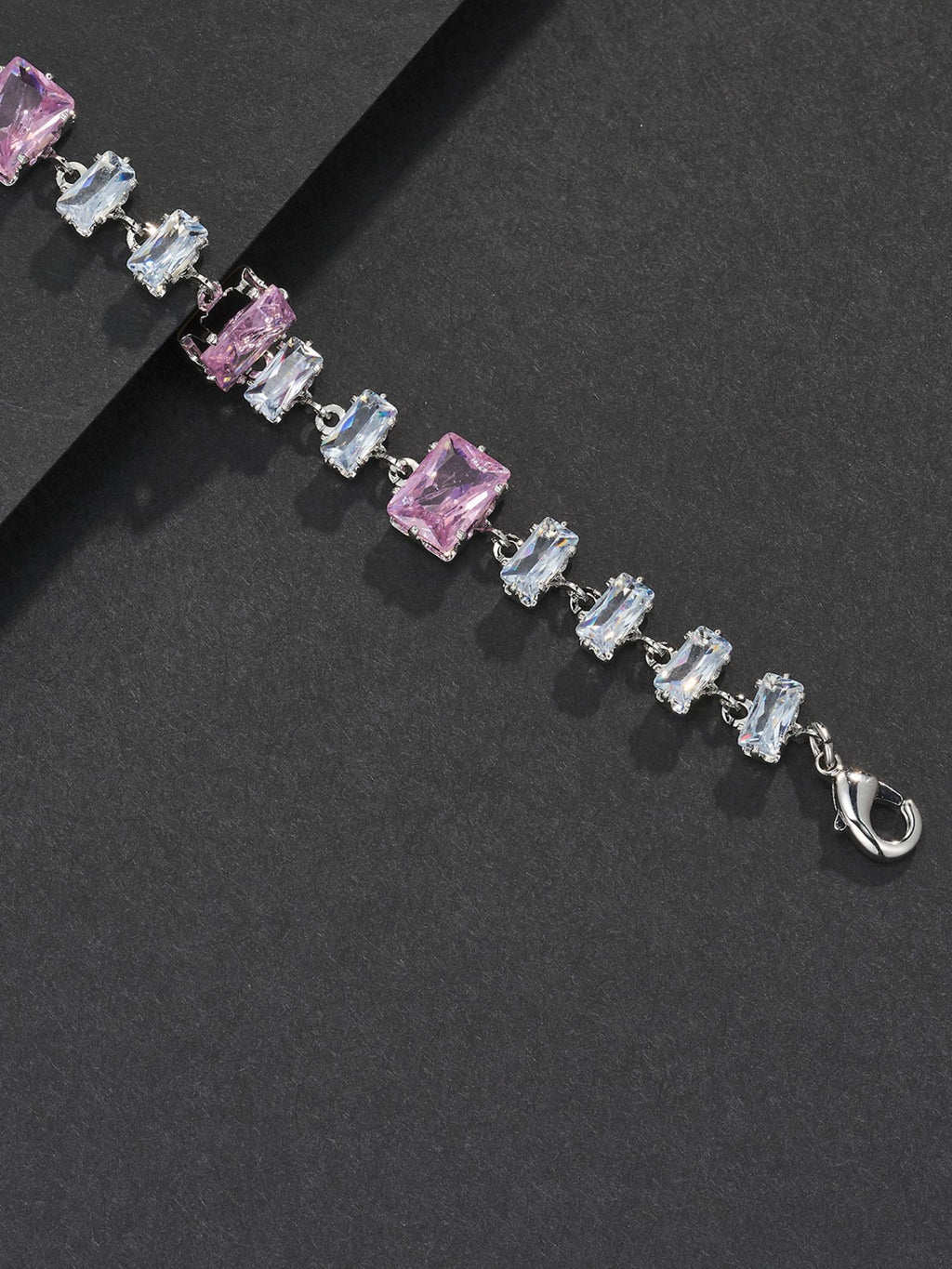 Pink Baguette Bracelet