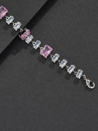 Pink Baguette Bracelet