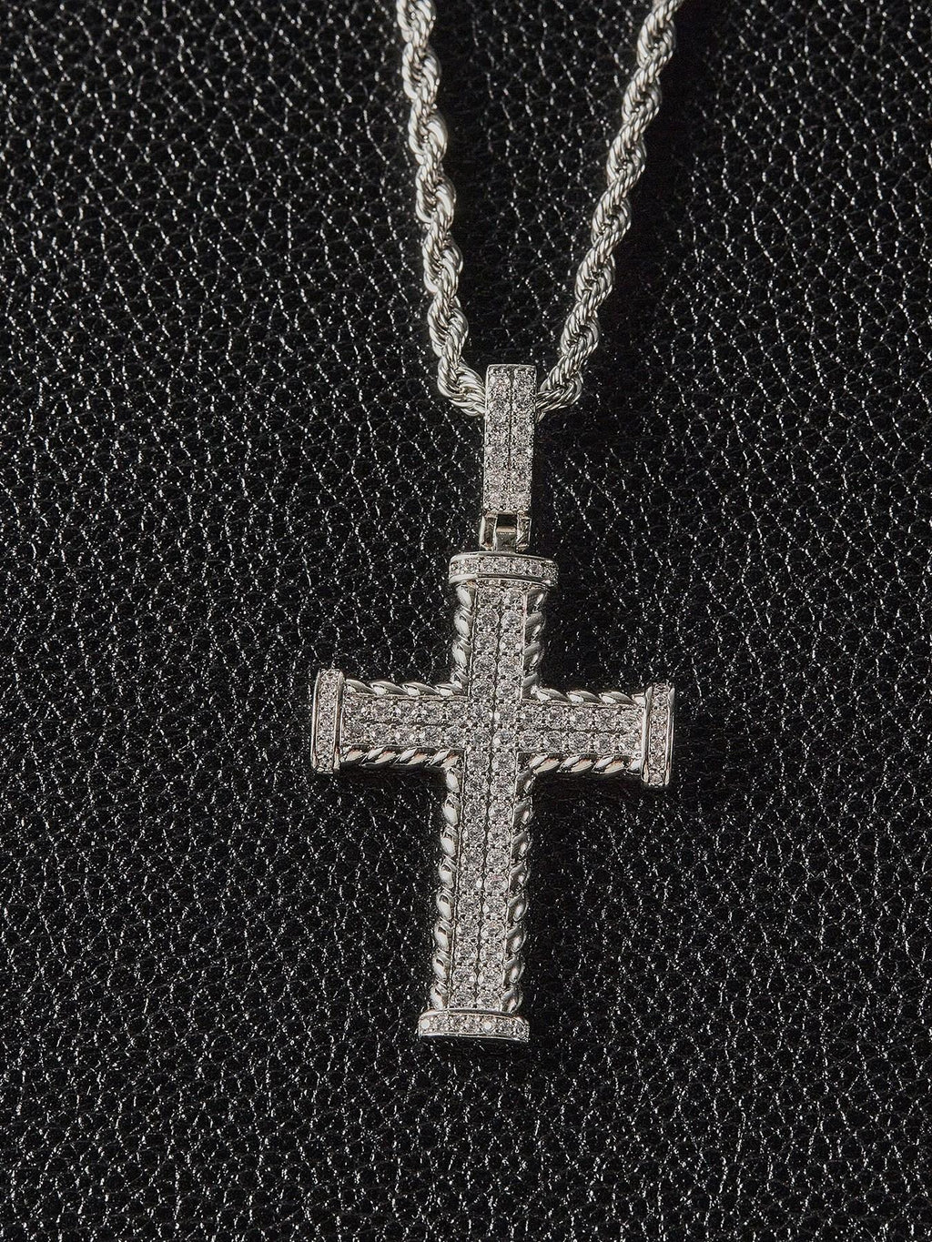 Claw Set Cross Pendant