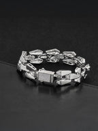 Drip Link CZ Bracelet