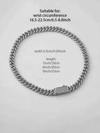 5mm Iced Miami Cuban Link Bracelet