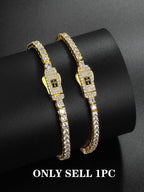 Cross Tennis Bracelet