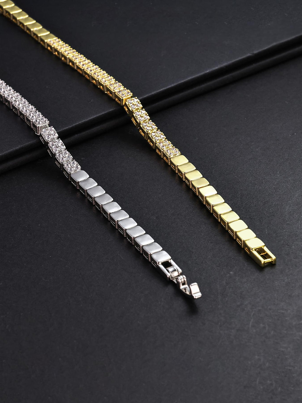 Square CZ Bracelet