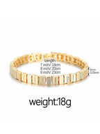 Minimal Cube CZ Bracelet