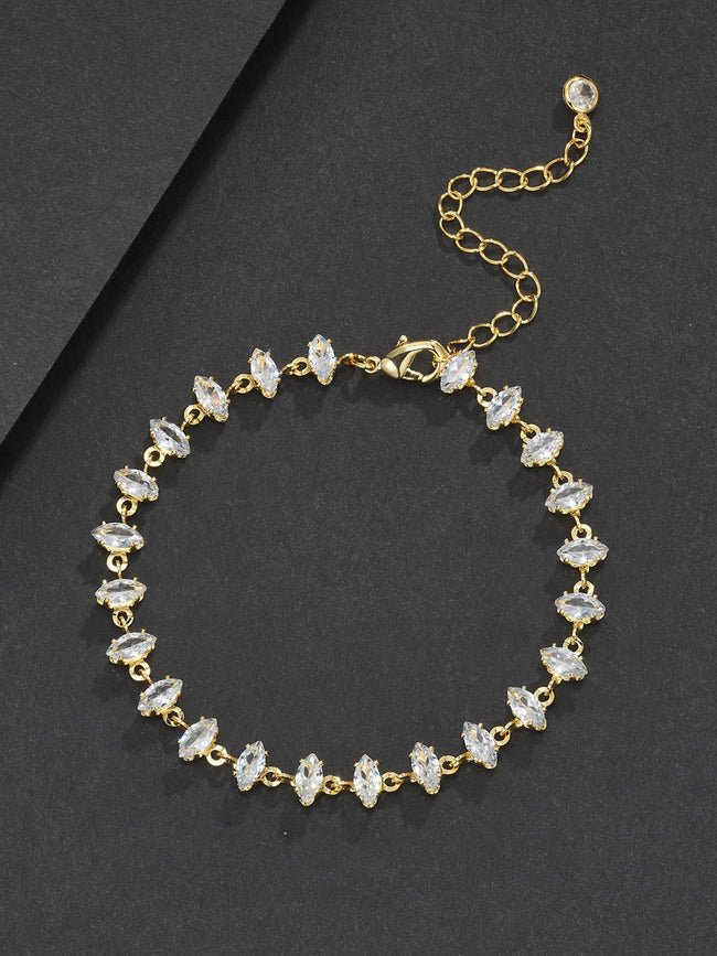 6mm Marquise CZ Bracelet Hover Image