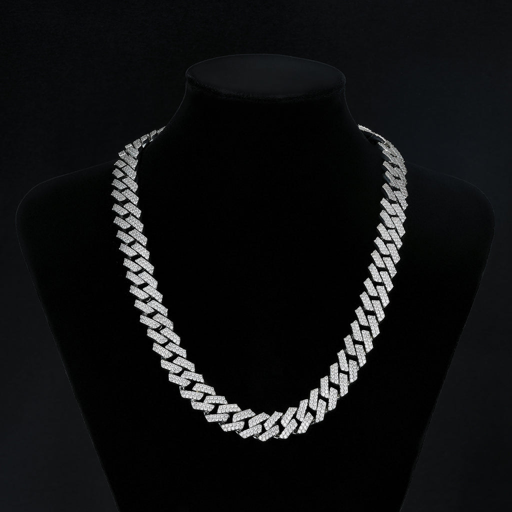 12mm Full‑CZ Iced‑Out Miami Cuban