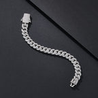 10mm Mid-Width CZ Iced Miami Cuban Bracelet