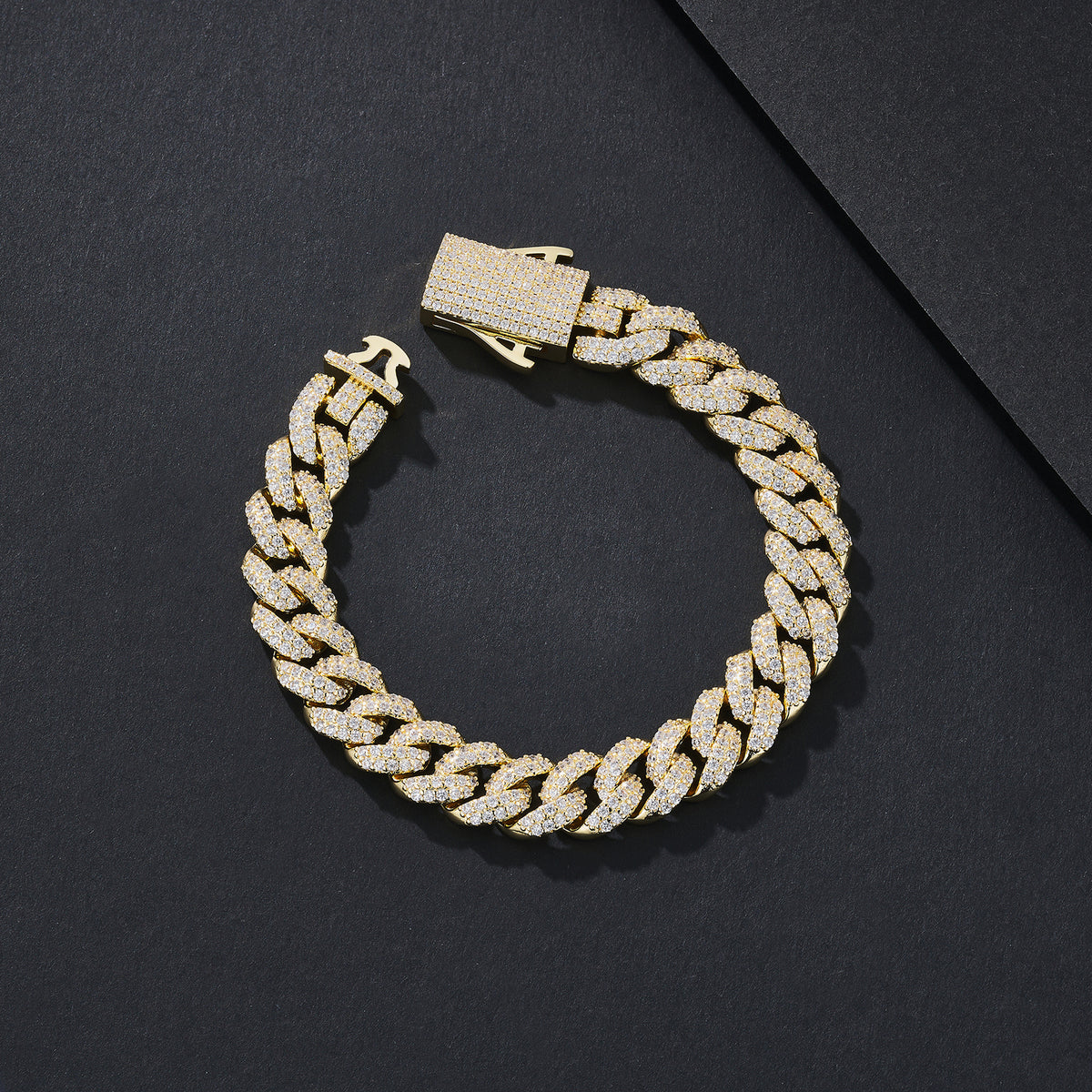 10mm Mid-Width CZ Iced Miami Cuban Bracelet