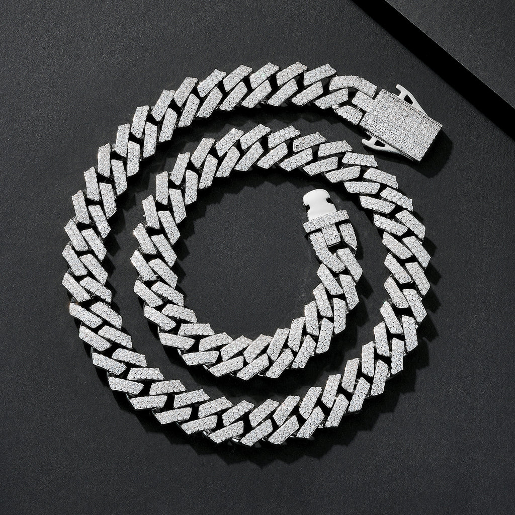 12mm Full-CZ Iced-Out Miami Cuban Bracelet