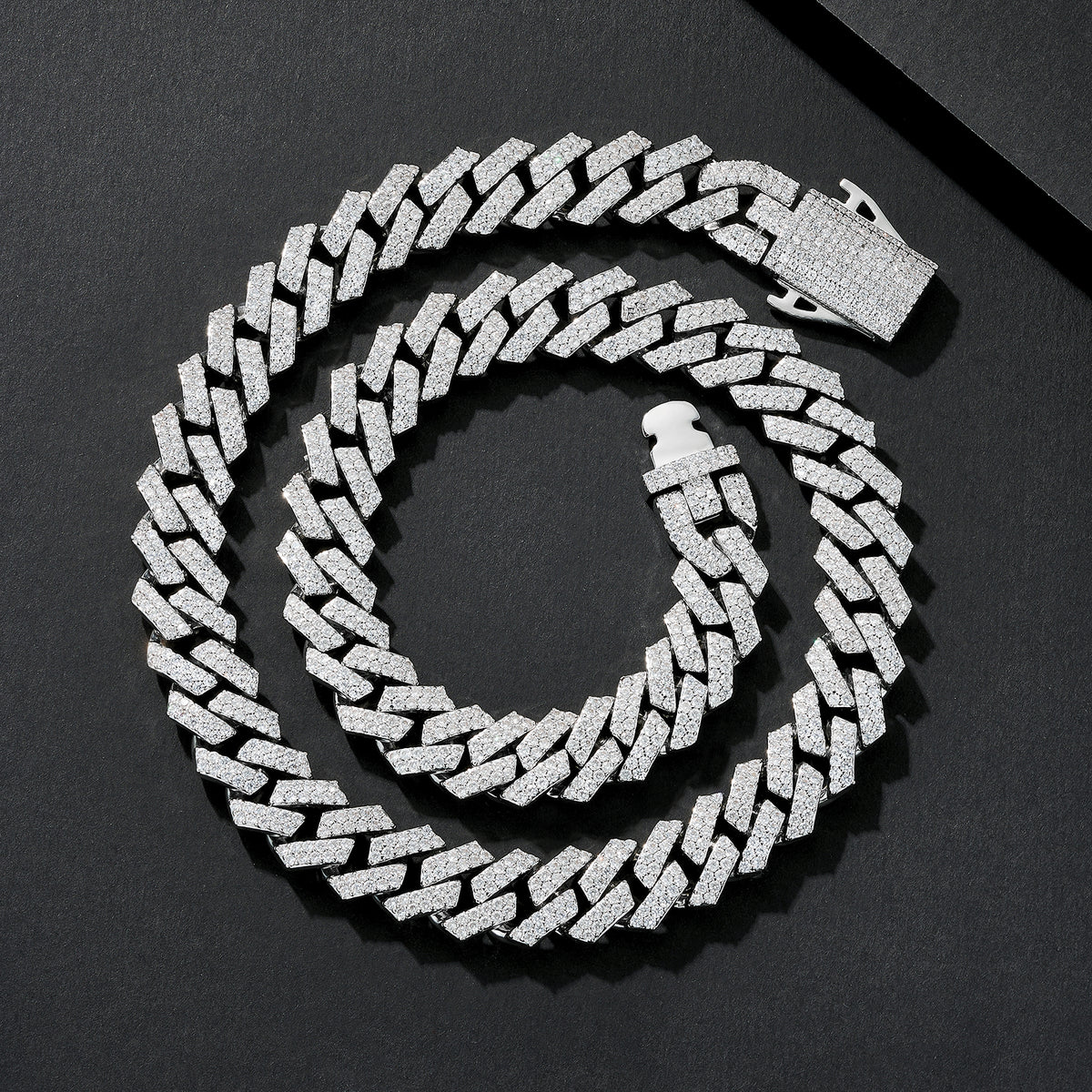 12mm Full-CZ Iced-Out Miami Cuban Bracelet